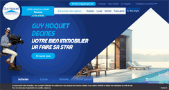 Desktop Screenshot of guyhoquet-immobilier-decines.com