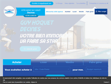 Tablet Screenshot of guyhoquet-immobilier-decines.com